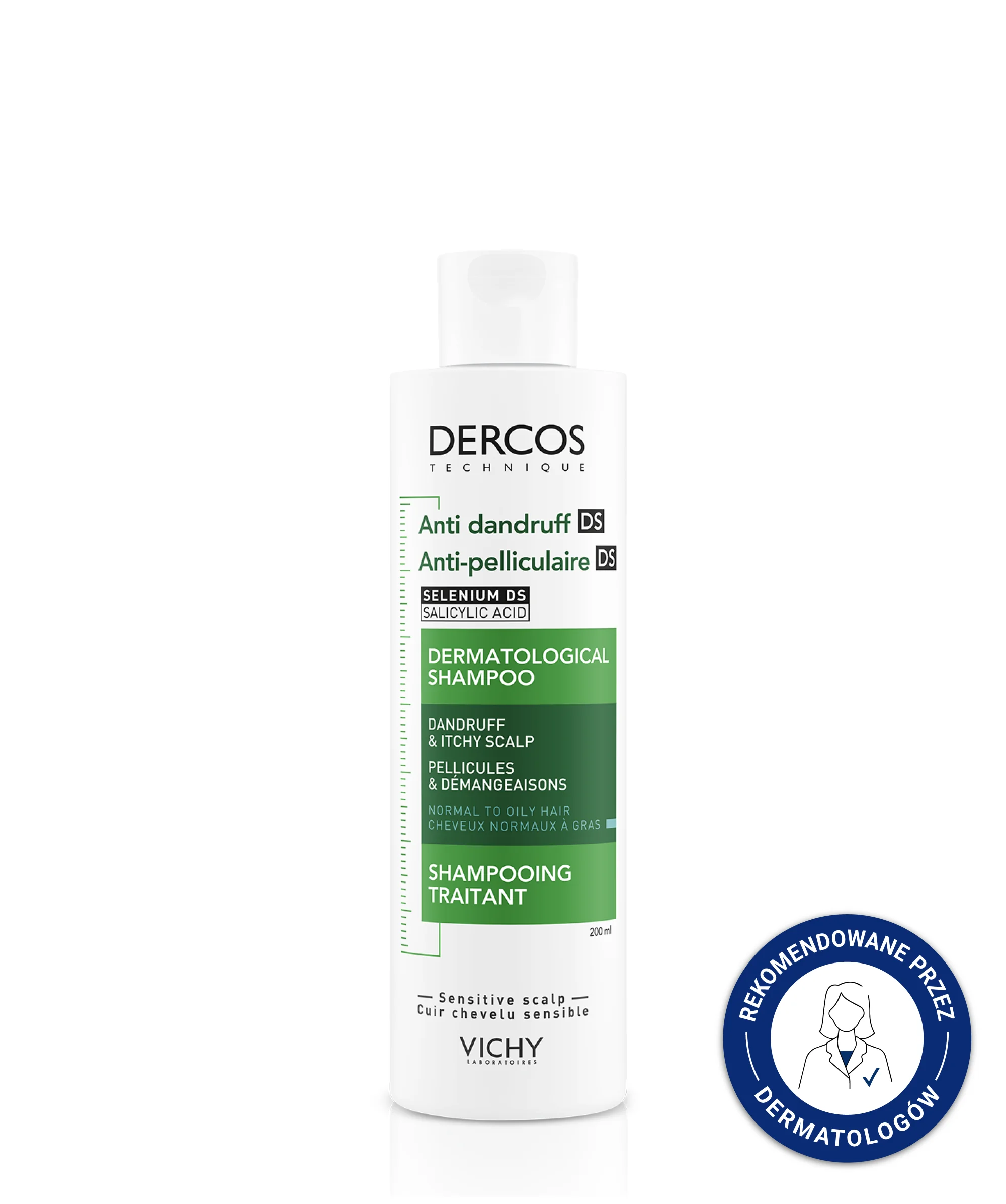 Vichy Dercos szampon przeciwłupieżowy, 200 ml