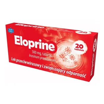 Eloprine, 500 mg, 20 tabletek 