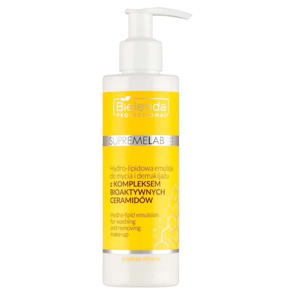 Bielenda Professional SupremeLab hydro-lipidowa emulsja do mycia i demakijażu, 200 ml