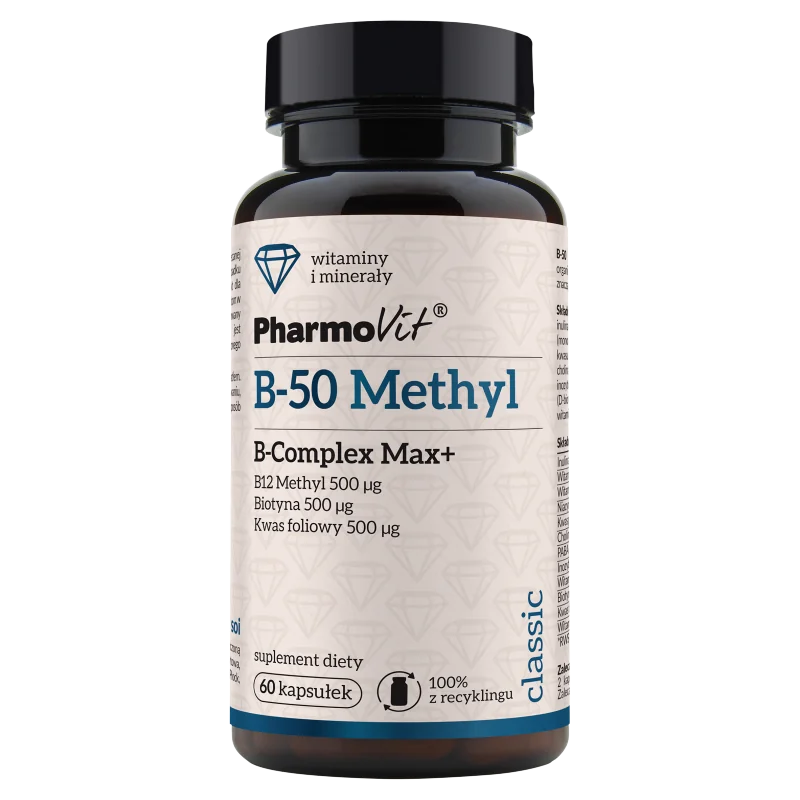 Pharmovit B-50 Methyl B-Complex Max+ 60 kapsułek