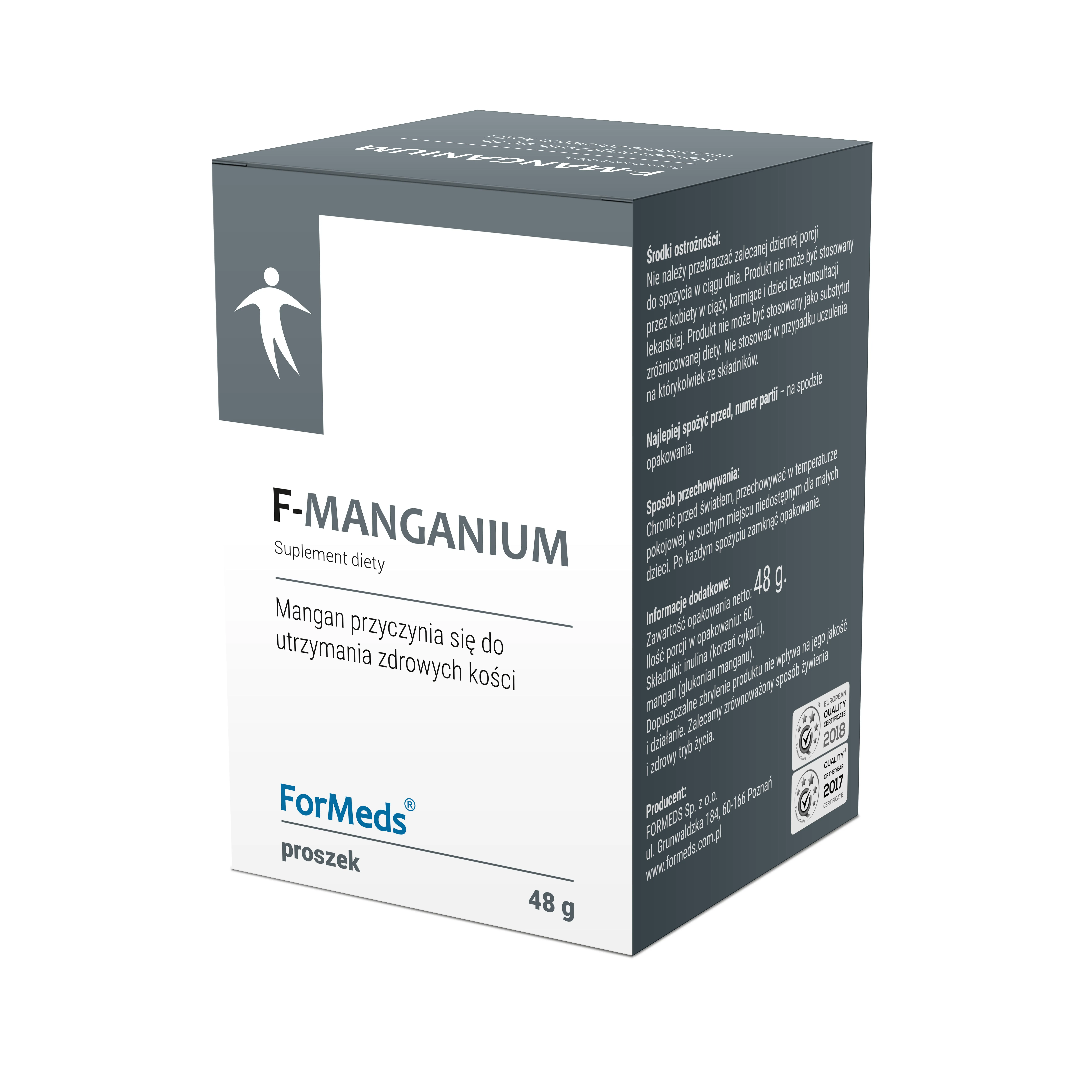 ForMeds F-Manganium, suplement diety, proszek, 60 porcji