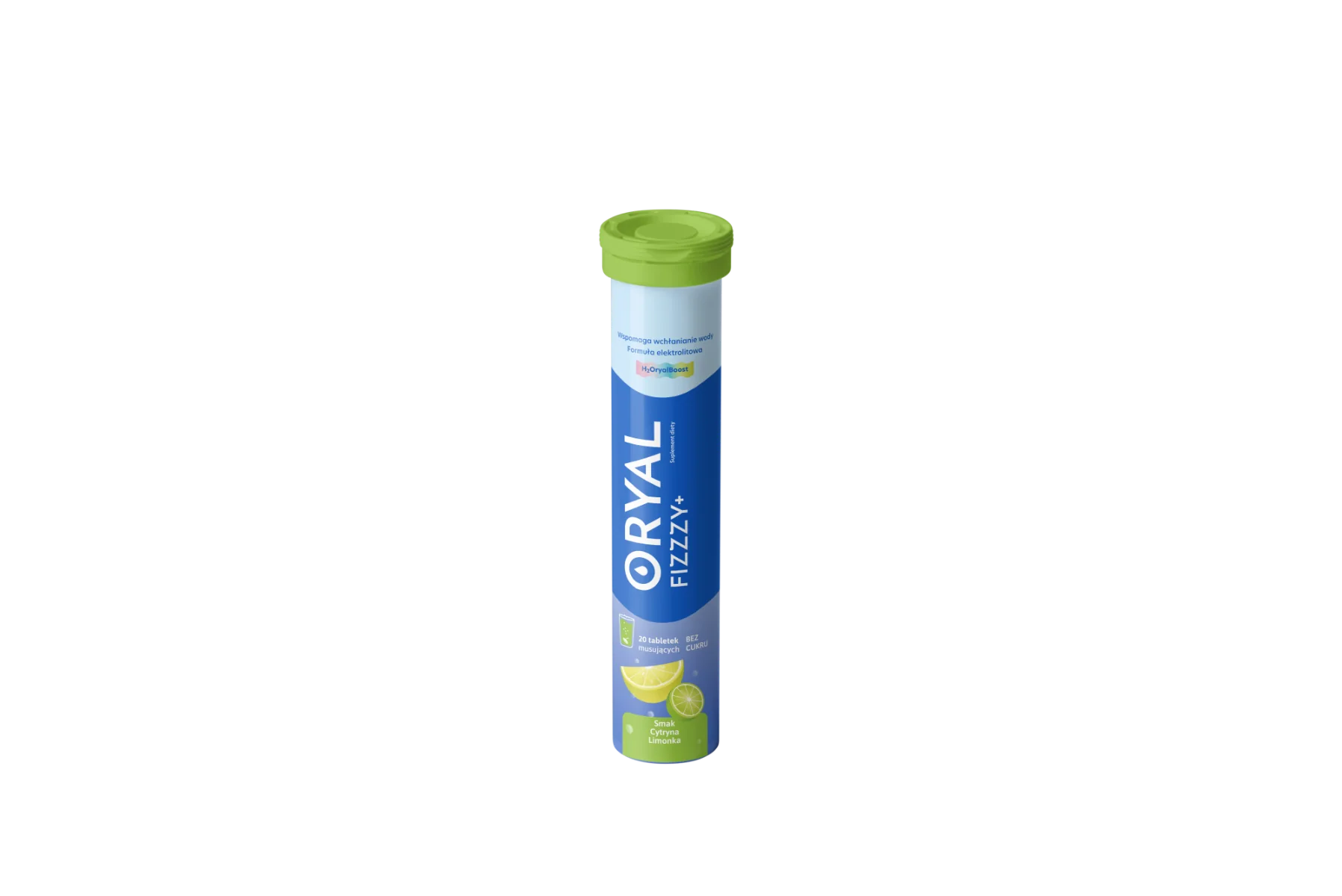 Oryal Fizzzy+ smak cytrynowy, 20 tabletek musujących