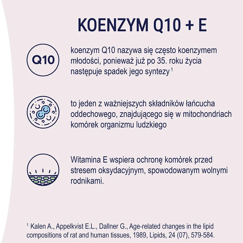 Naturell Koenzym Q10+E, suplement diety, 60 kapsułek 
