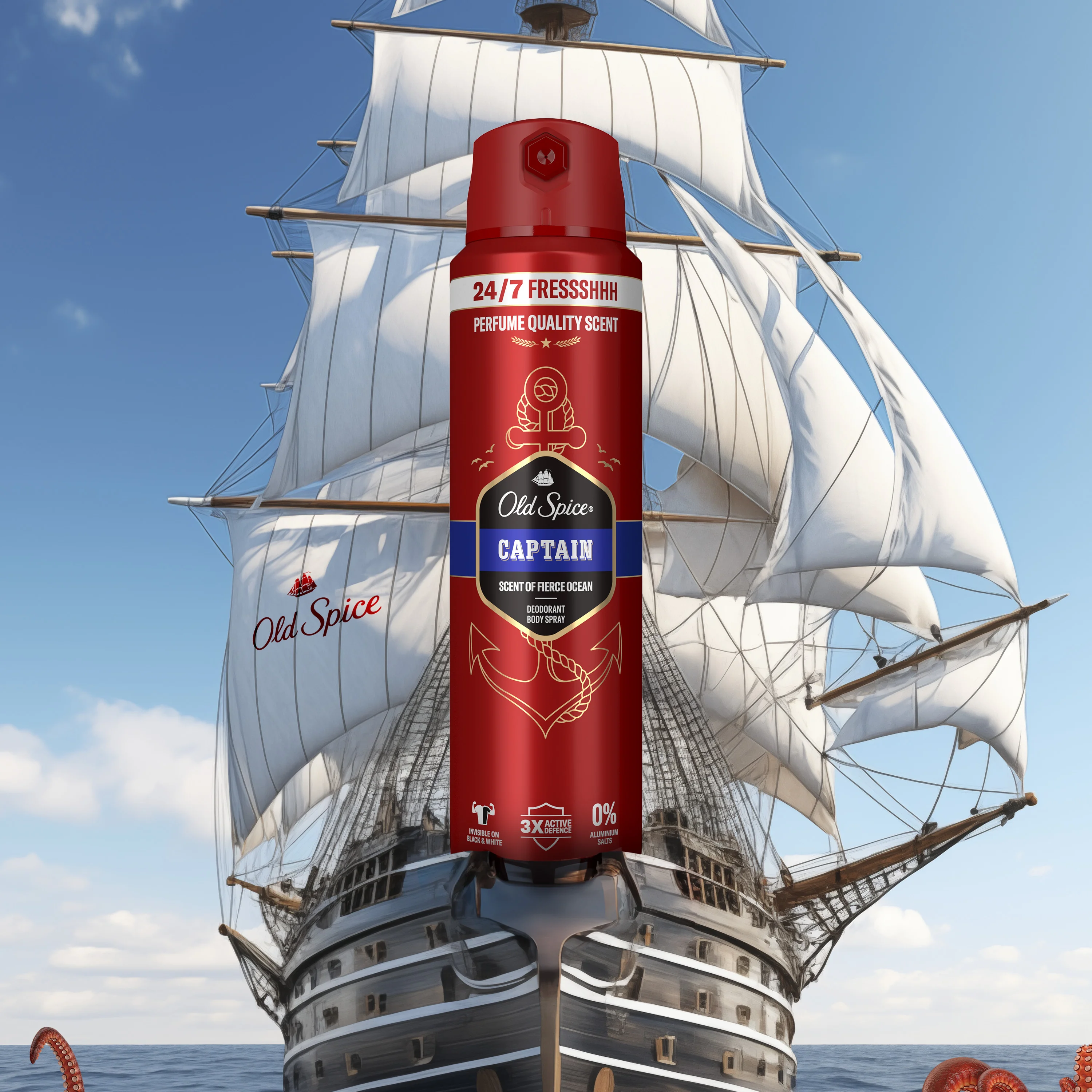 Old Spice Capitan dezodorant w sprayu, 200 ml