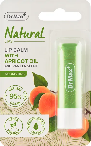 Natural Lips Dr.Max, odżywczy balsam do ust, 4,8 g