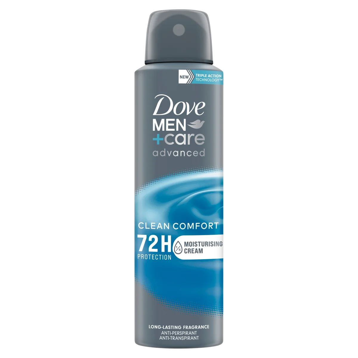 Dove Men+Care Advanced Clean Comfort antyperspirant w aerozolu, 150 ml