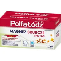 Laboratoria PolfaŁódź Magnez Skurcze + Potas, suplement diety, 40 tabletek