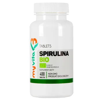 MyVita, Spirulina Bio 250mg, suplement diety, 400 tabletek 
