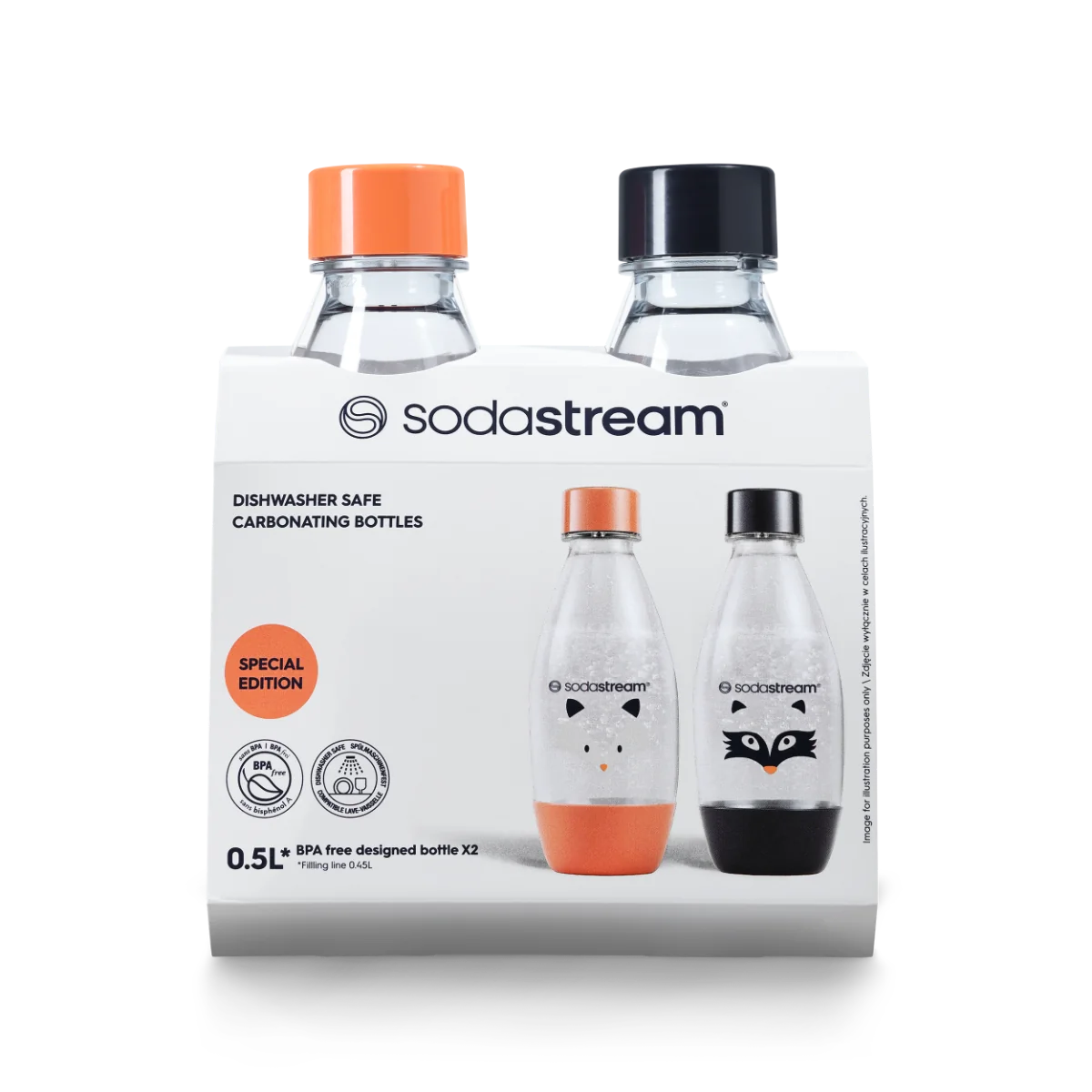 SodaStream Fuse Little Heroes butelki do gazowania wody, 2 x 0,5 l