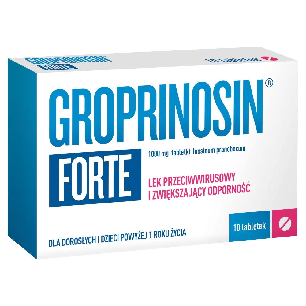 Groprinosin Forte 1000 mg 10 tabletek