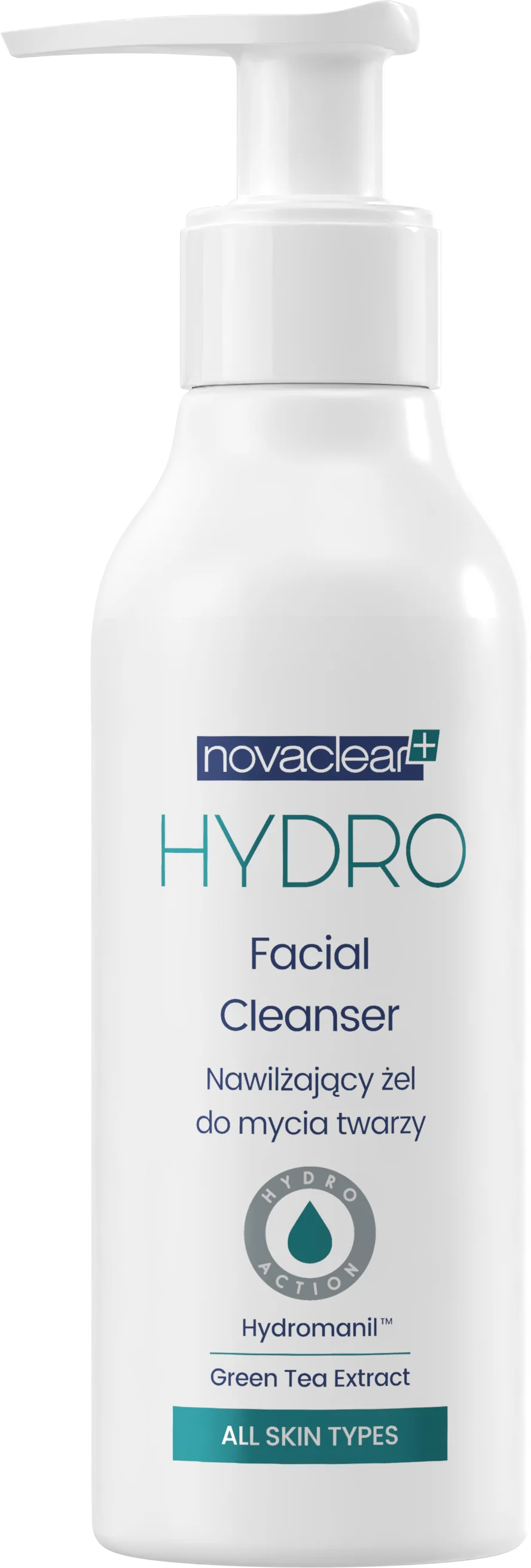 Novaclear Hydro nawilżający żel do mycia twarzy, 150 ml