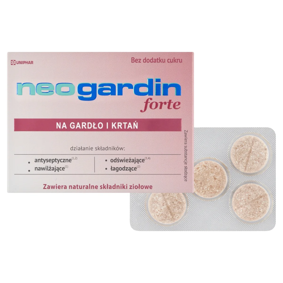 Neogardin Forte suplement diety, 20 tabletek do ssania