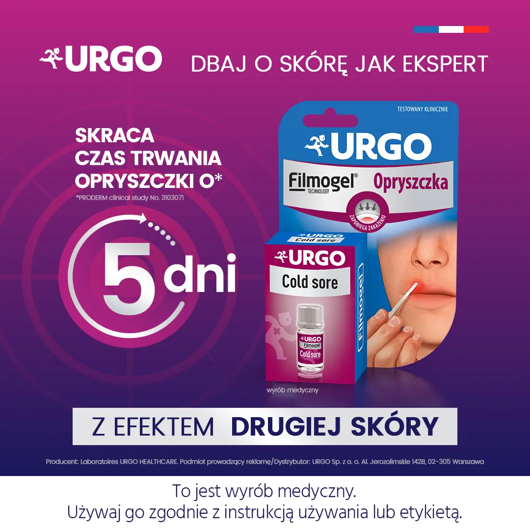 Urgo na opryszczkę płyn 3ml + 24 aplikatory
