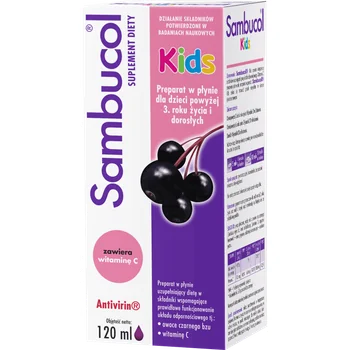Sambucol Kids syrop dla dzieci, 120 ml
