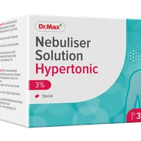 Nebuliser Solution Hypertonic 3%, Dr.Max, płyn do inhalacji, 5ml, 30 ampułek
