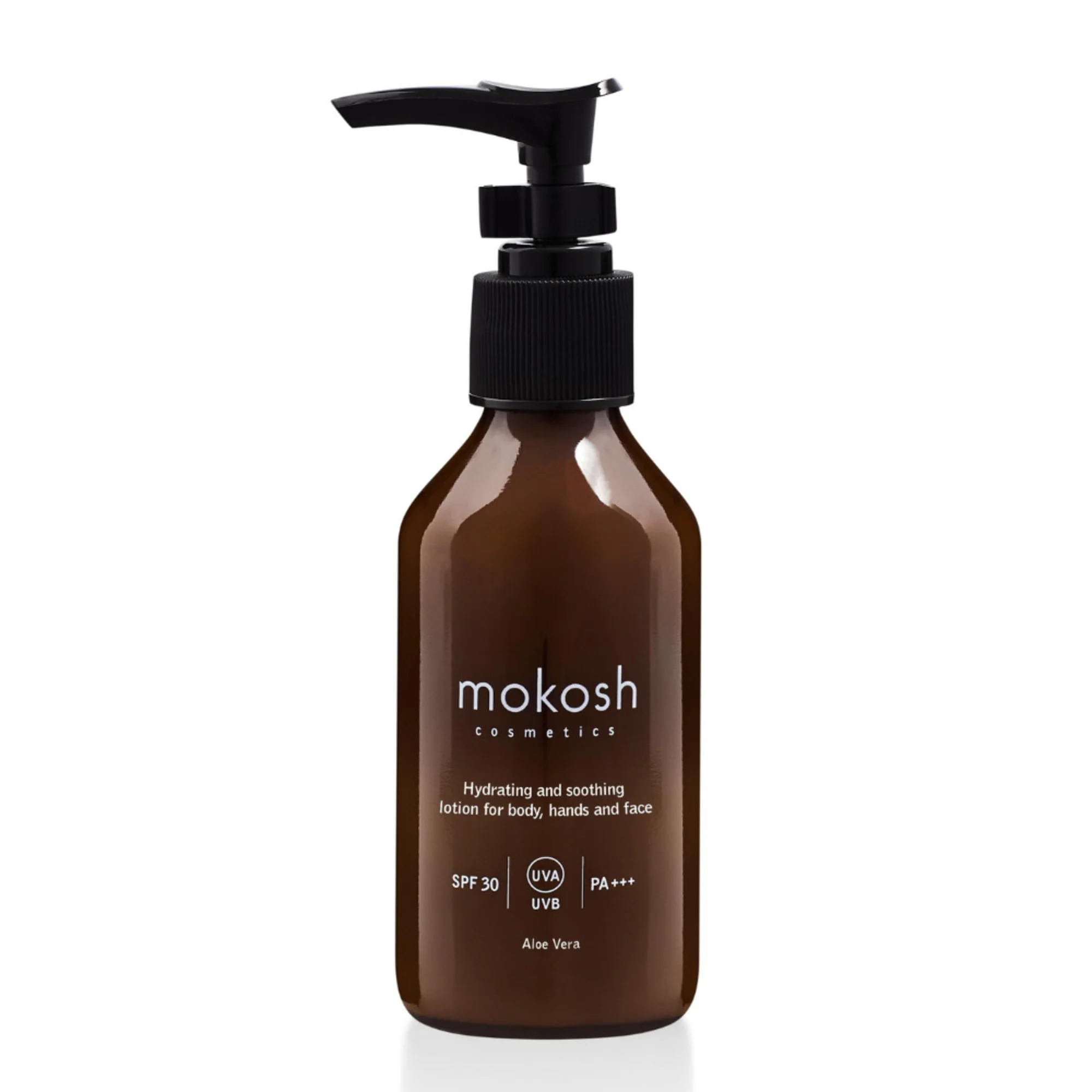 Mokosh nawilżająco-łagodzący lotion do ciała, dłoni i twarzy SPF 30, 90 ml
