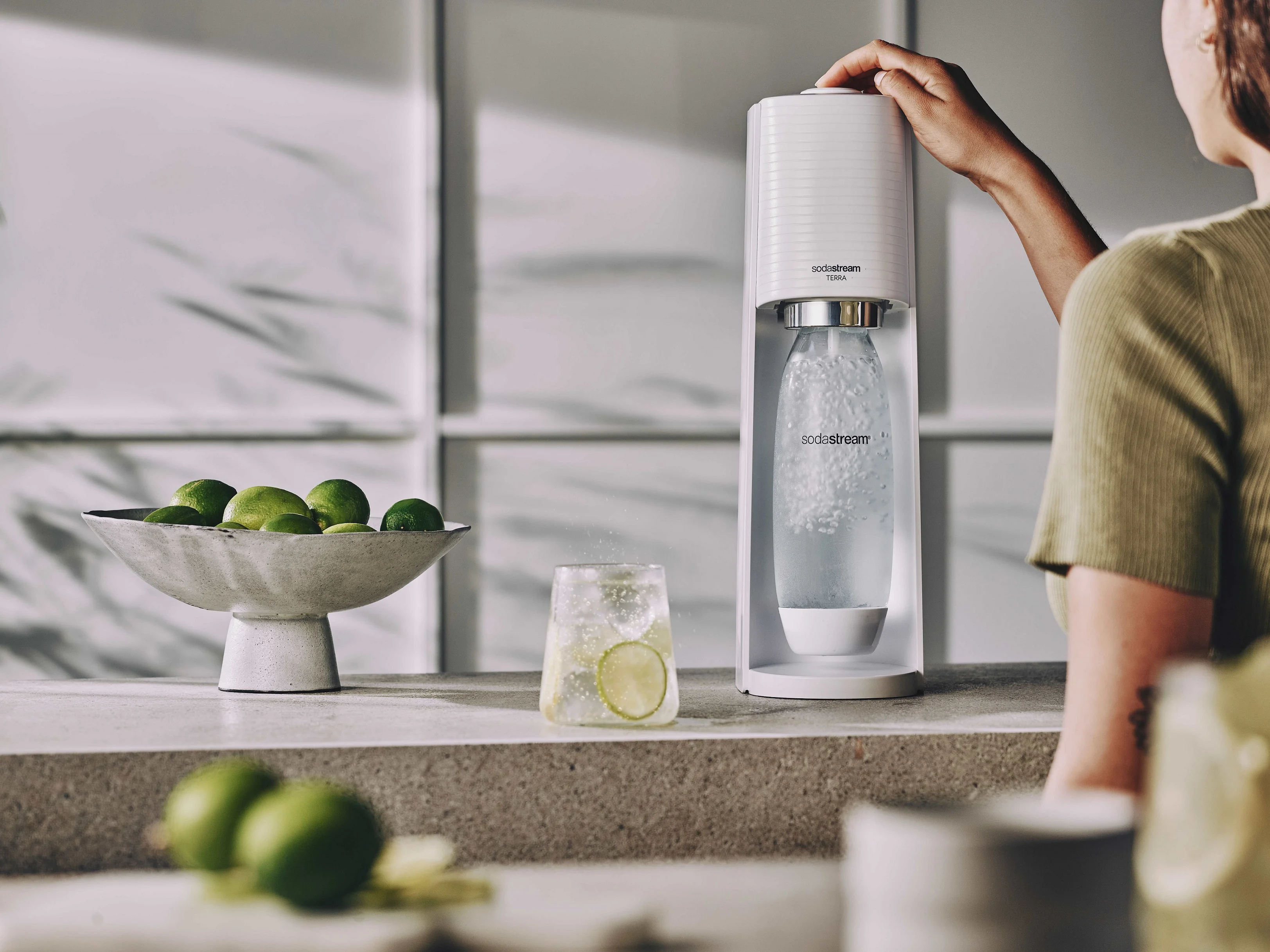 SodaStream Terra saturator biały, 1 szt.