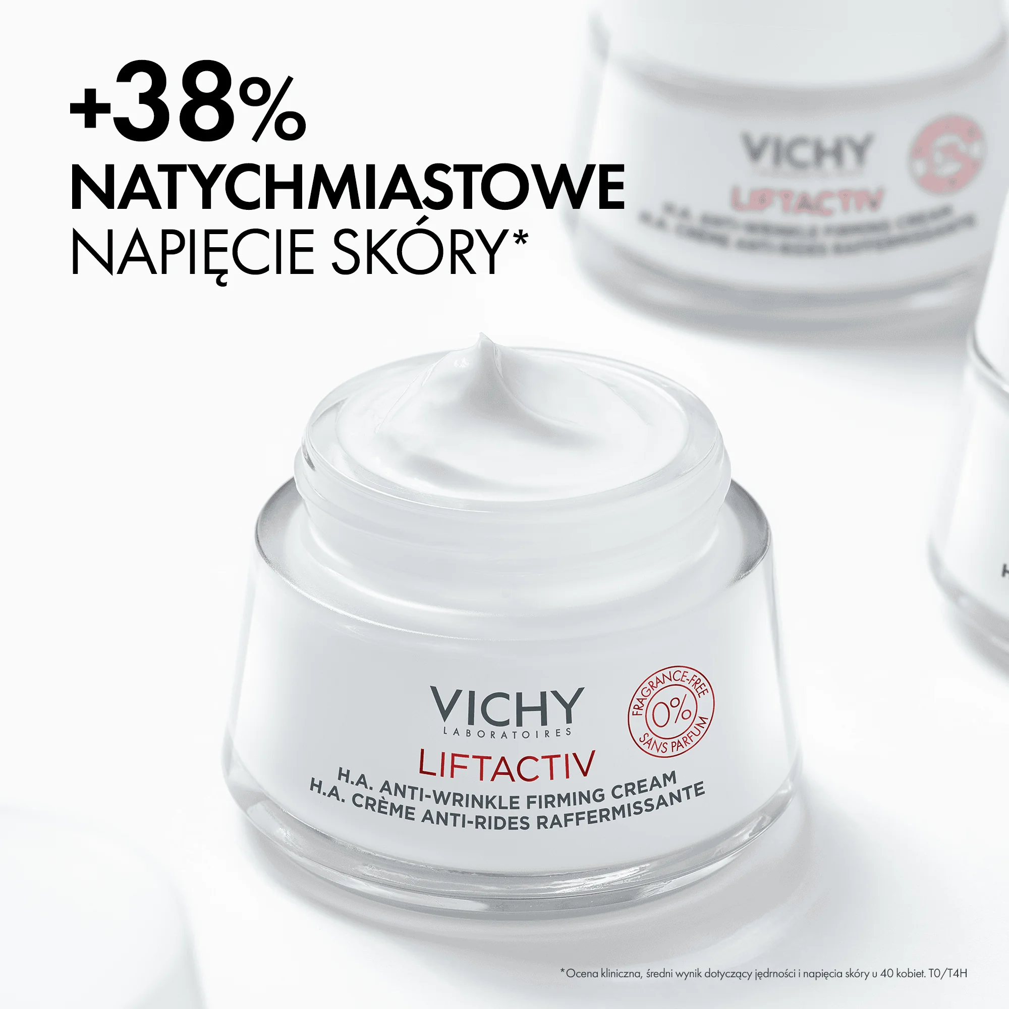 Vichy Liftactiv H.A., Krem przeciwzmarszczkowy na dzień, bezzapachowy, 50 ml