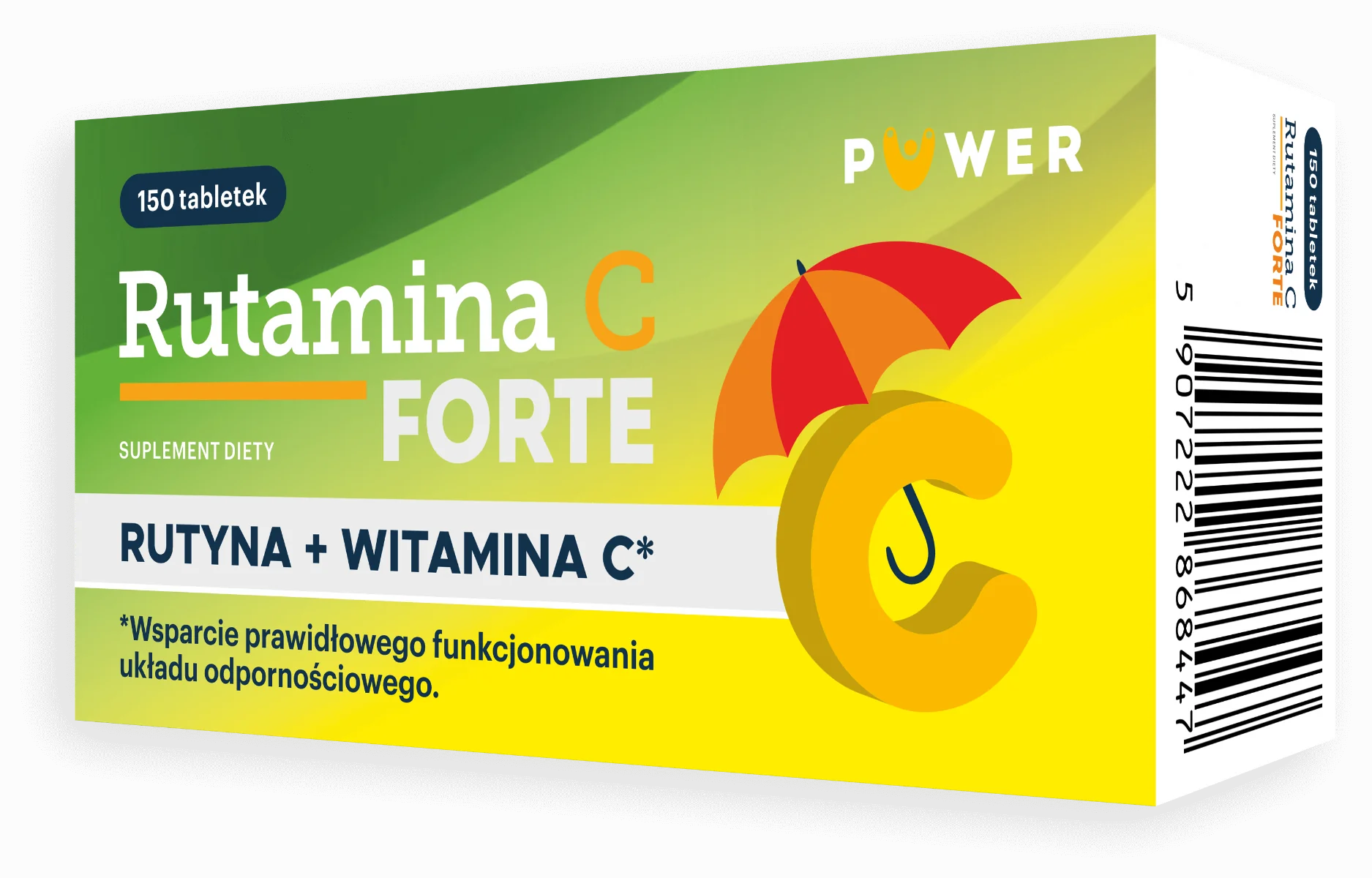 Rutamina C Forte suplement diety, 150 tabletek