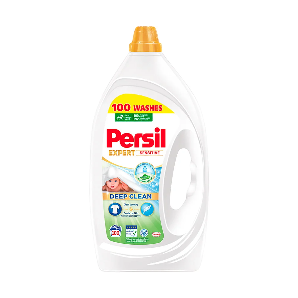 Persil Deep Clean Expert Sensitive żel do prania, 100 prań, 4,5 l