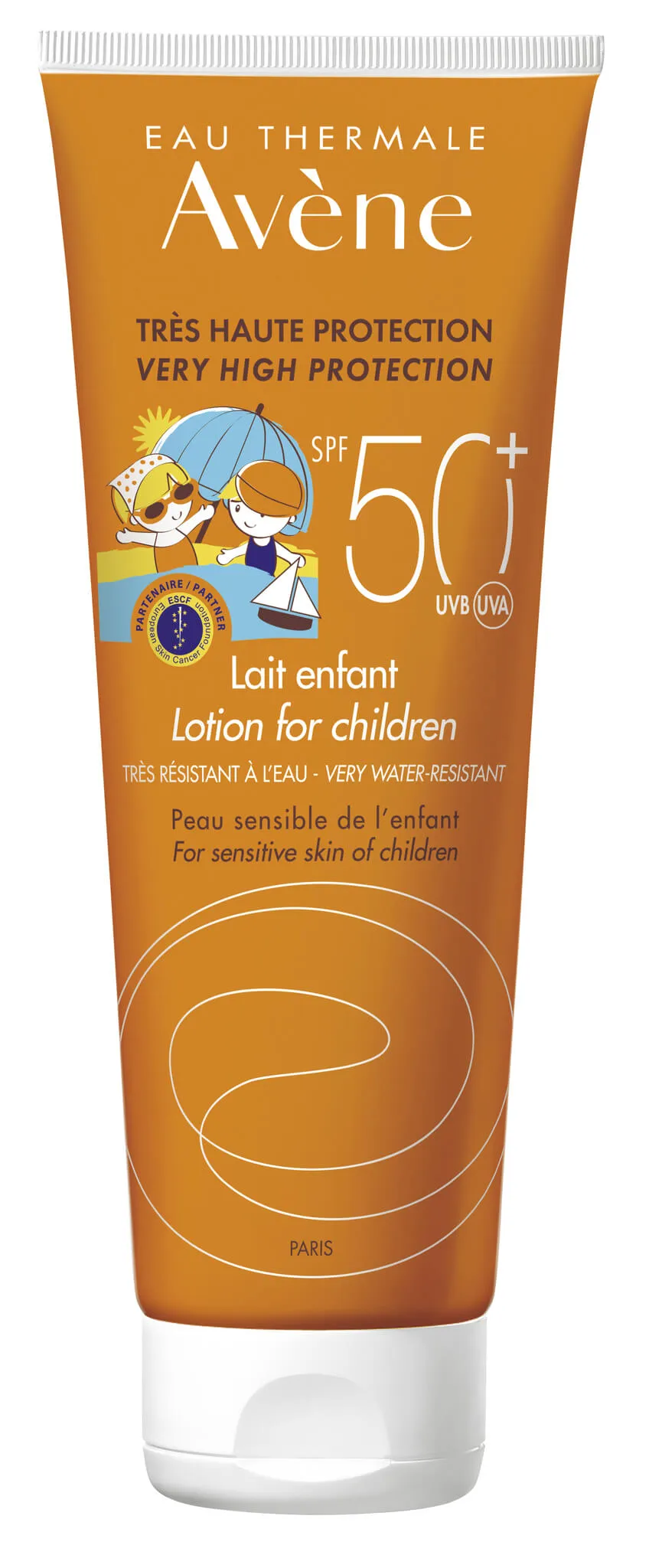 Avene Sun, mleczko dla dzieci, bardzo wysoka ochrona słoneczna, SPF 50+, 250 ml