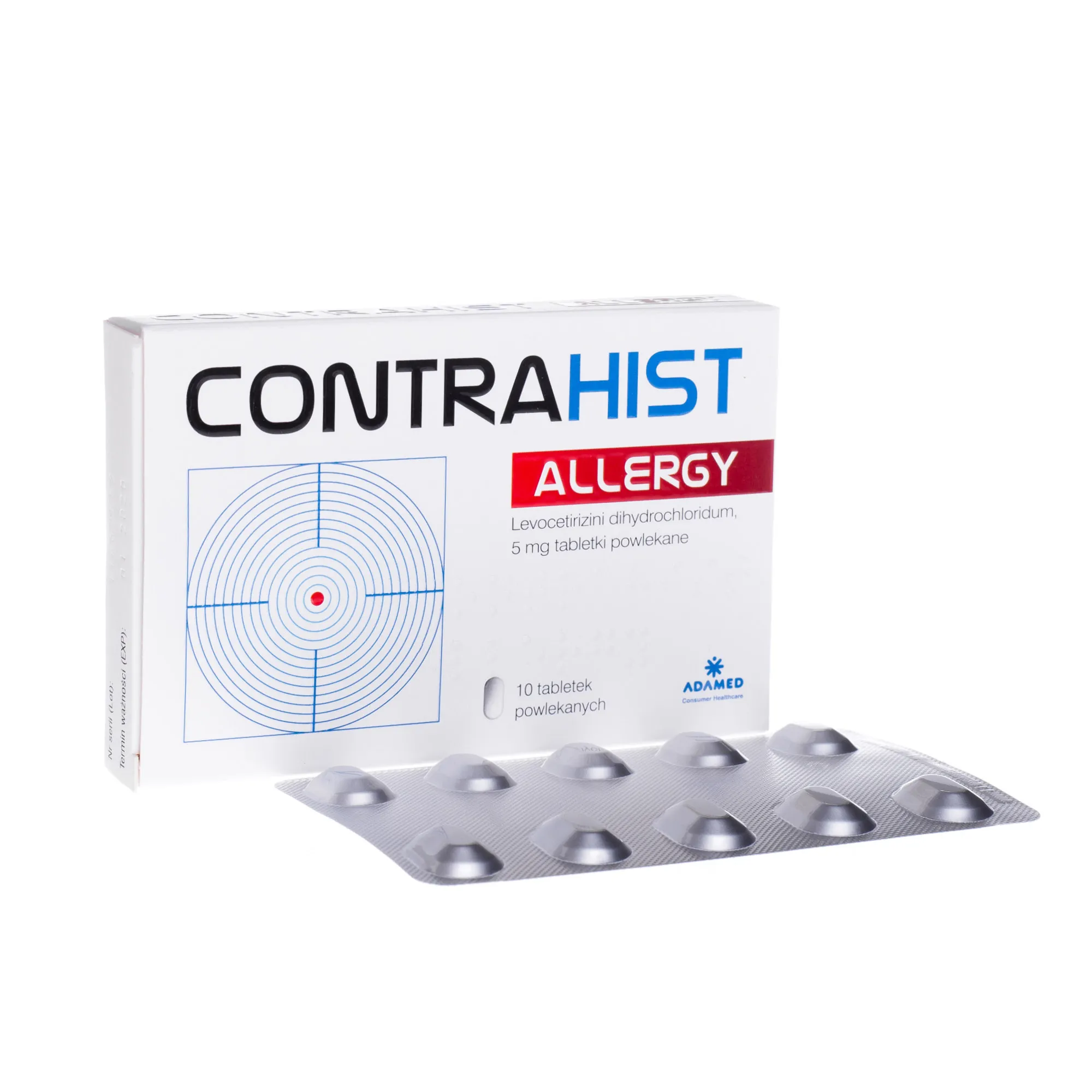 Contrahist Allergy 5 mg, 10 tabletek powlekanych 