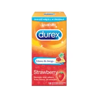 Durex, prezerwatywy, strawberry emoji, 12 sztuk