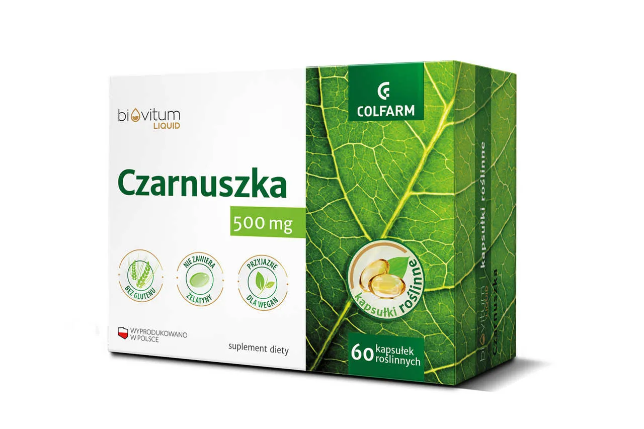 Biovitum Liquid Czarnuszka, 60 kapsułek