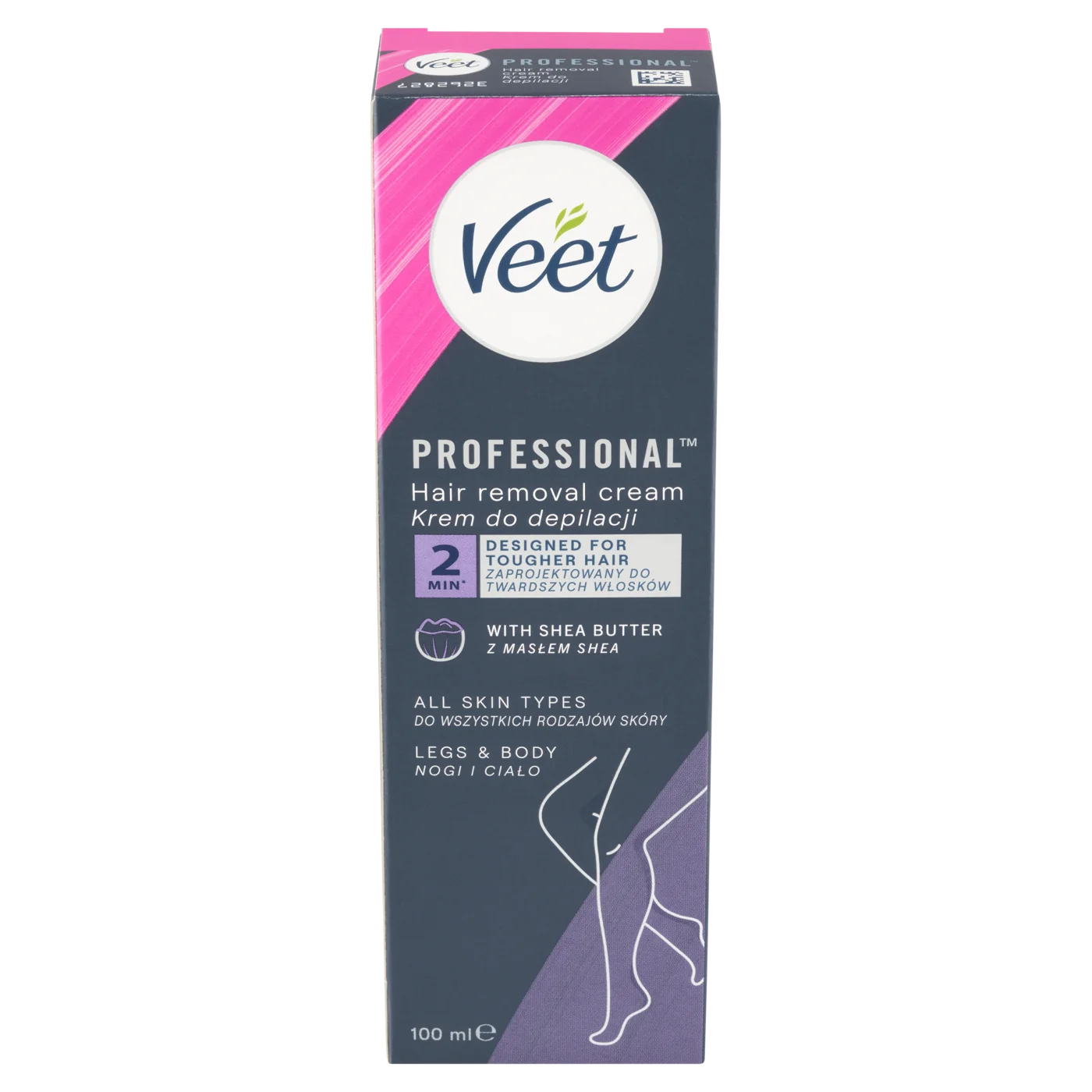 Veet Professional krem do depilacji z masłem shea, 100 ml