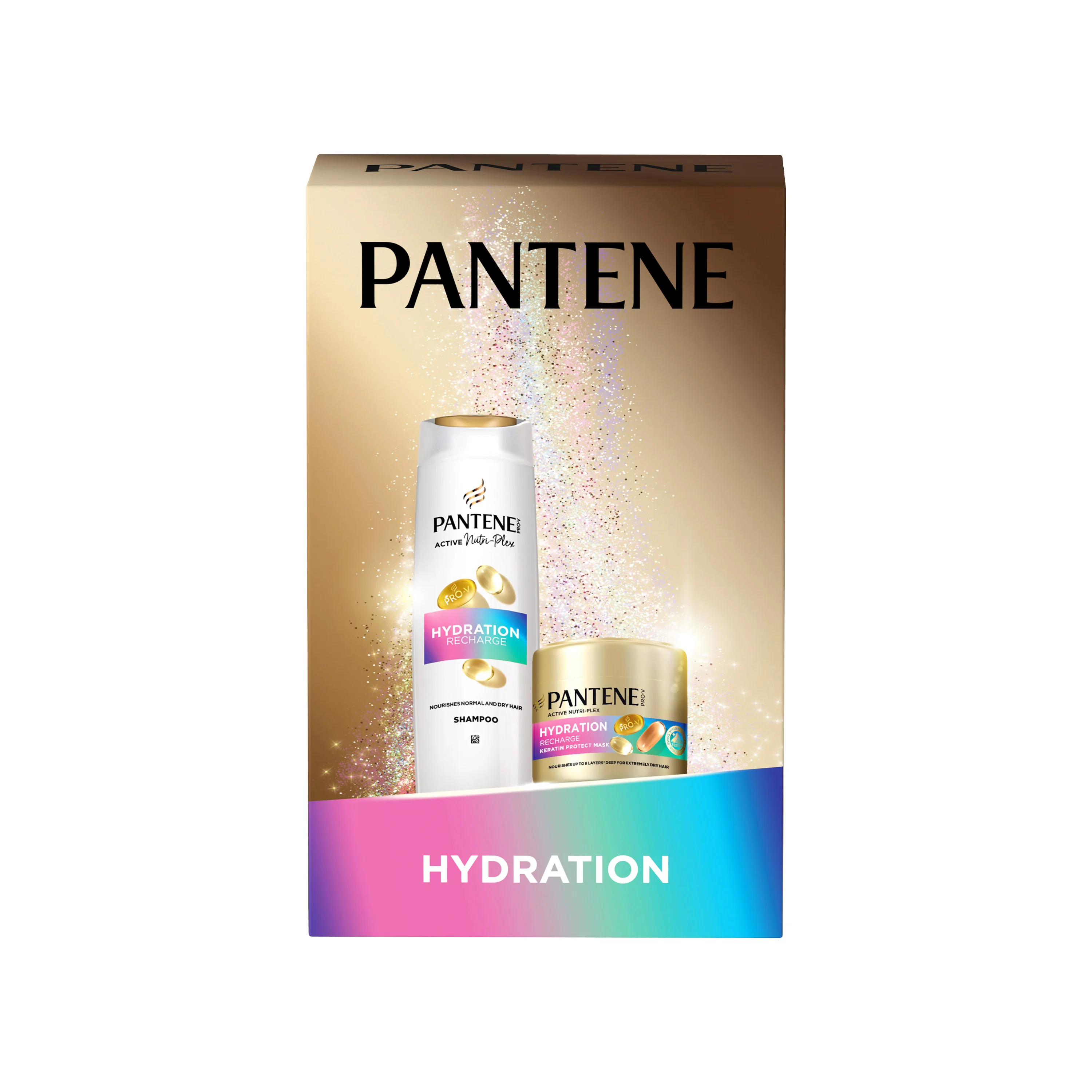 Pantene Pro-V Hydration Recharge Zestaw szampon, 400 ml + maska Keratin Protect, 300 ml