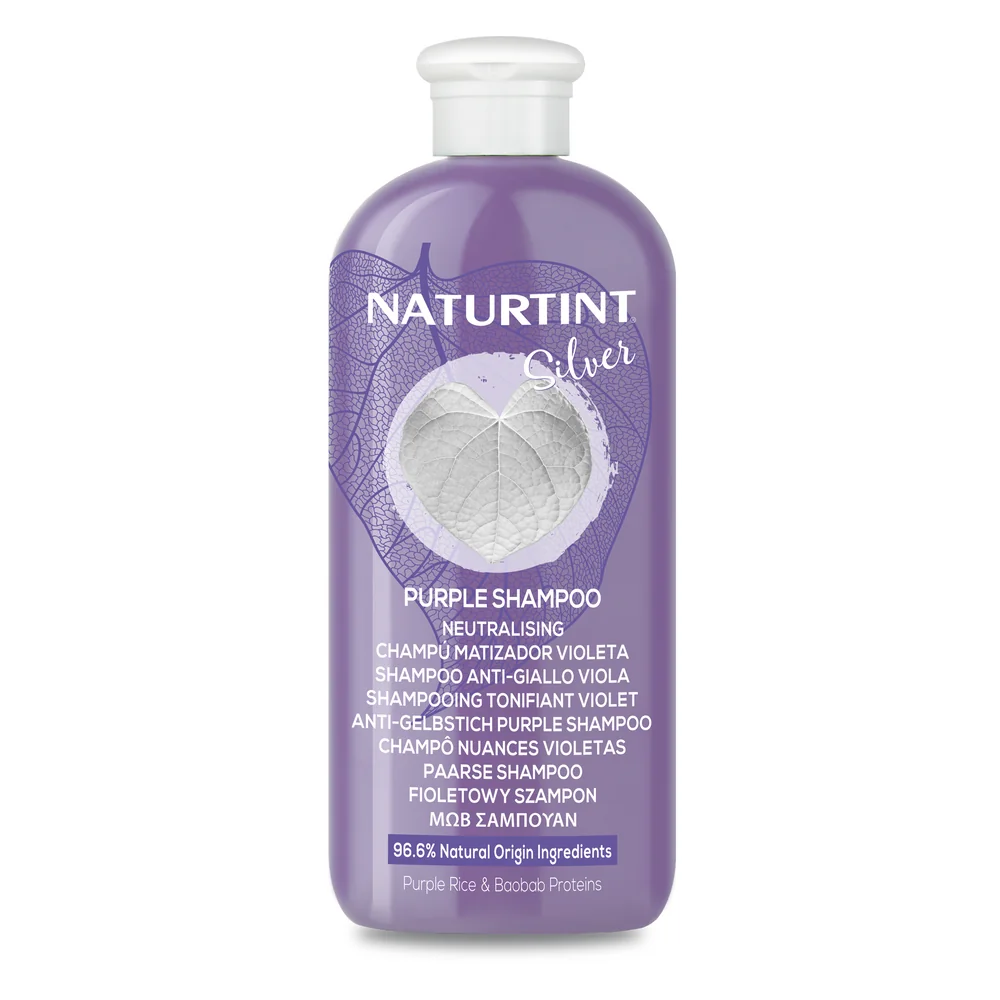 Naturtint Silver foletowy szampon do włosów blond, siwych i rozjaśnianych, 330 ml