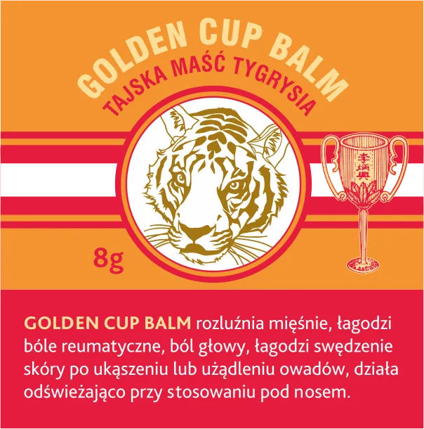 Golden Cup Balm, tajska maść tygrysia, 8 g