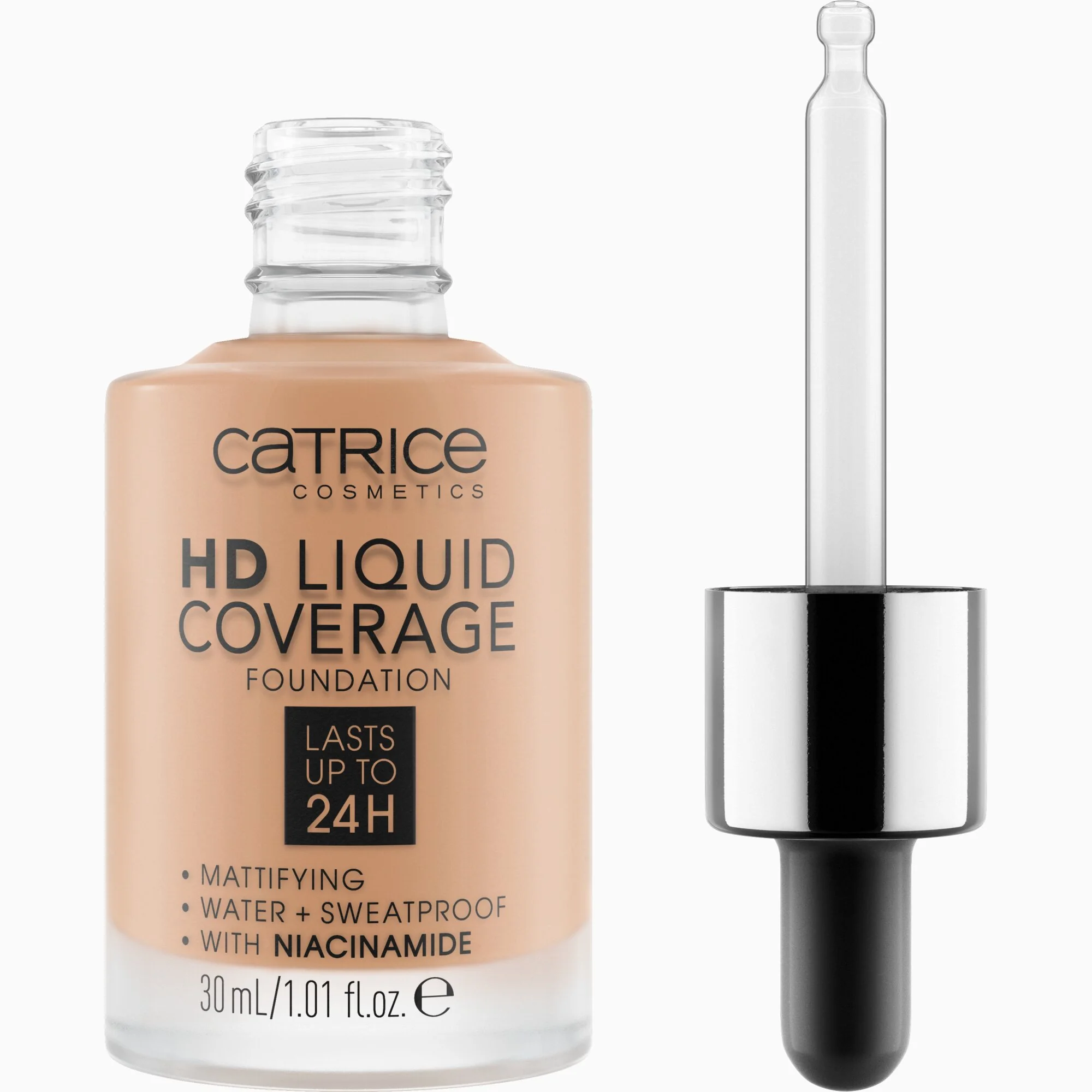 CATRICE Cosmetics HD Liquid Coverage Foundation podkład do twarzy 040 Warm Beige, 30 ml