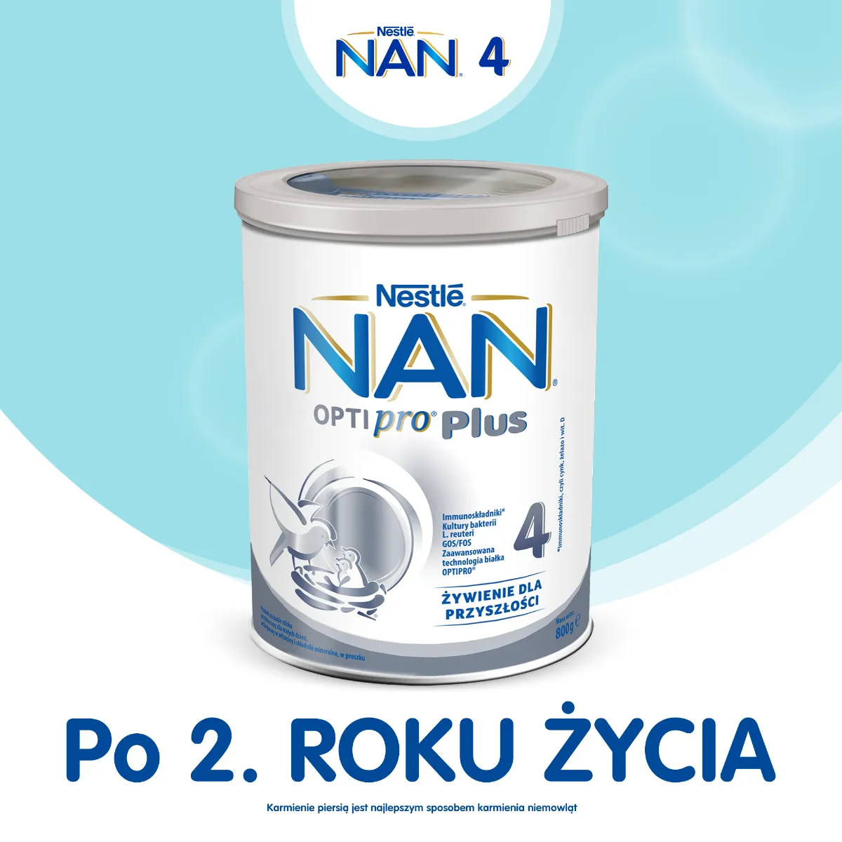 Nestle Nan Optipro Plus 4 mleko po 2. roku życia, 4x800 g