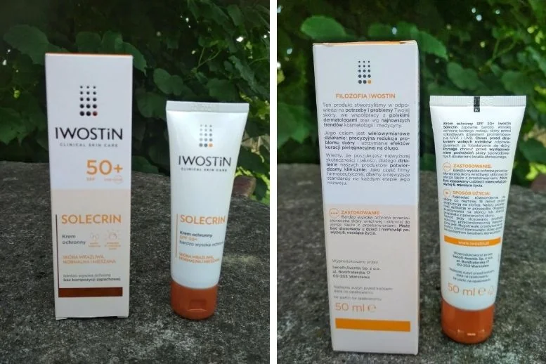 Iwostin Solecrin Capillin, krem ochronny SPF 50+, 50 ml