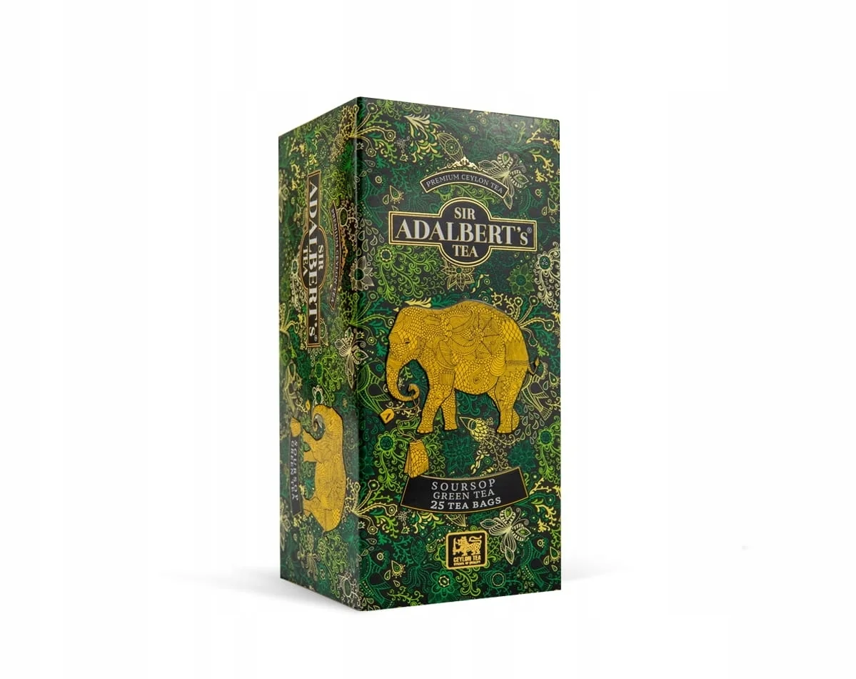 Sir Adalbert's Tea zielona herbata Soursop, 25 x 2g