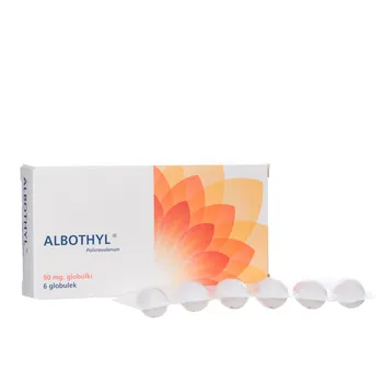 Albothyl Policresulenum 90 mg, globulki 6 globulek 