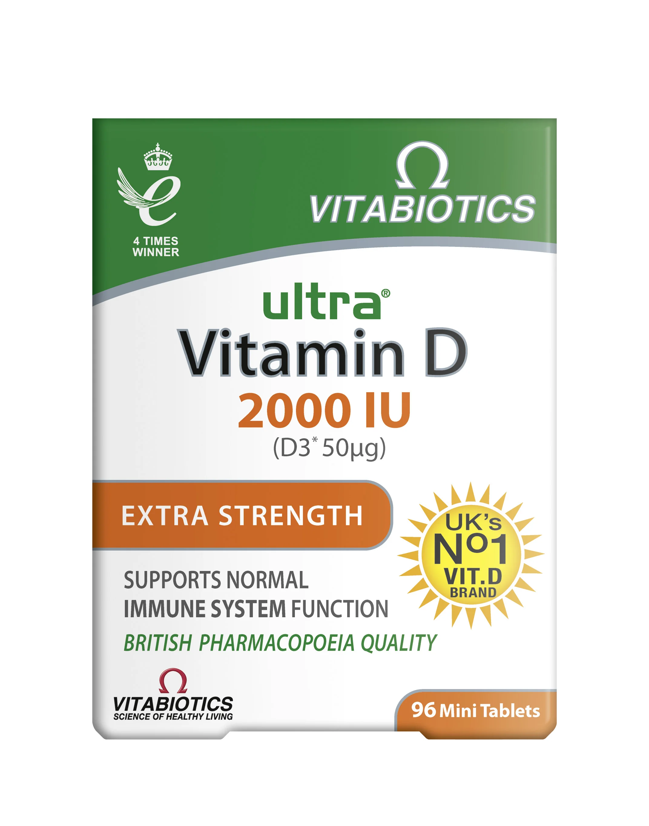 Vitabiotics Ultra Vitamin D 2000 IU 96 tabletek