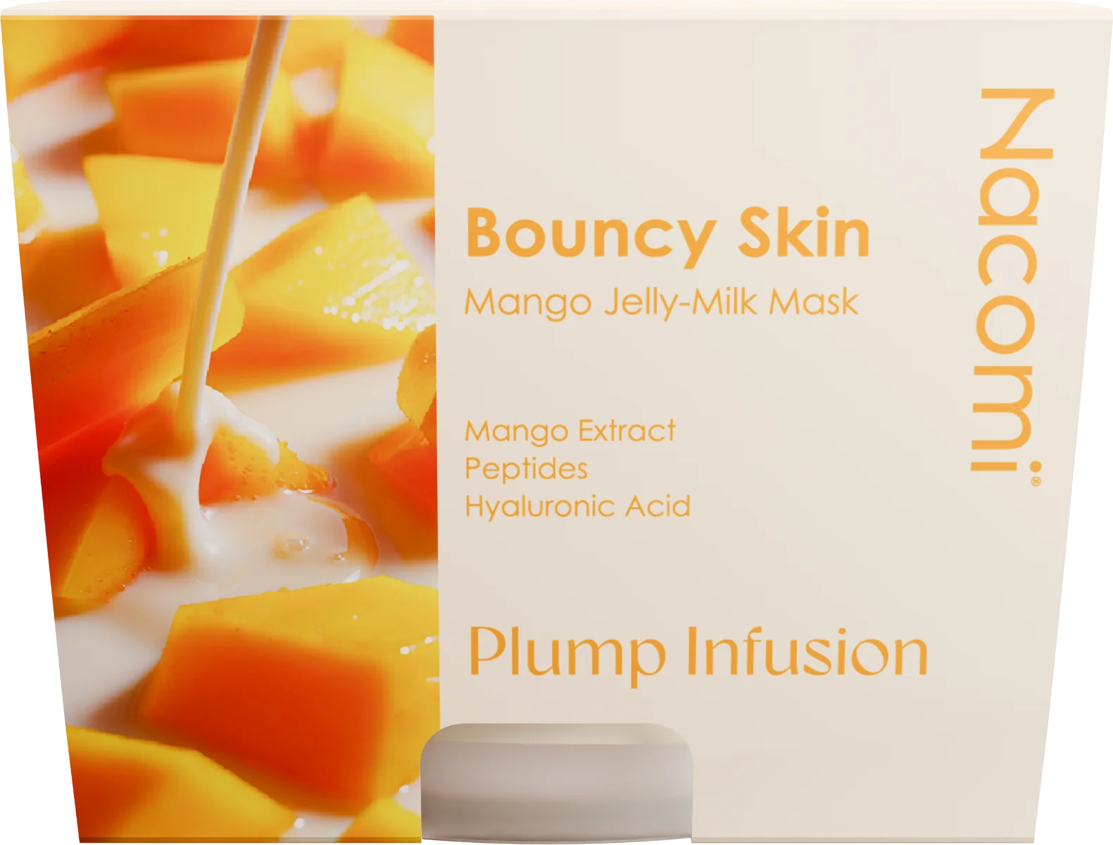 Nacomi Bouncy Skin maska do twarzy Mango, 80 ml