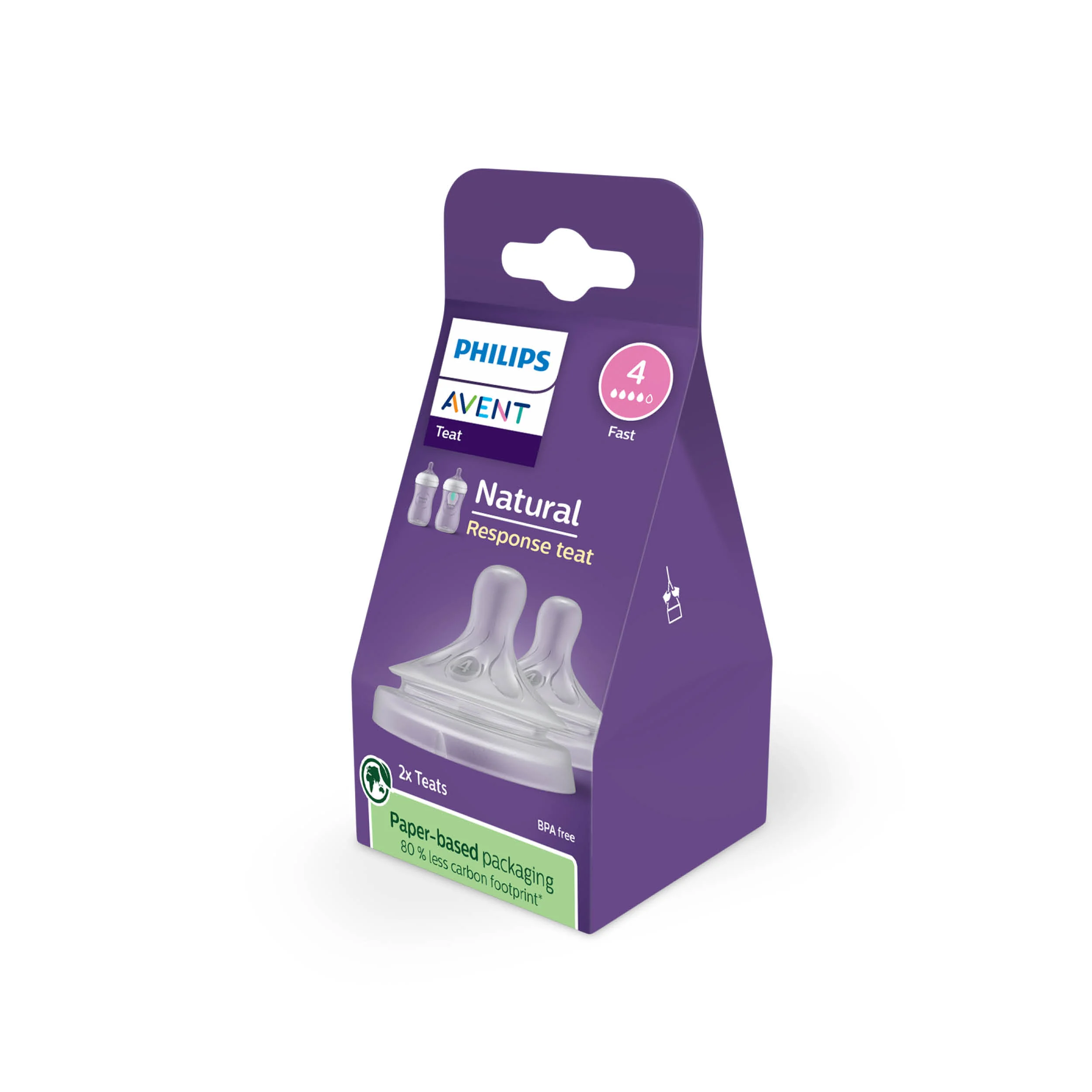 Philips Avent Natural Response smoczek responsywny 3m+ SCY964/02, 2 szt.