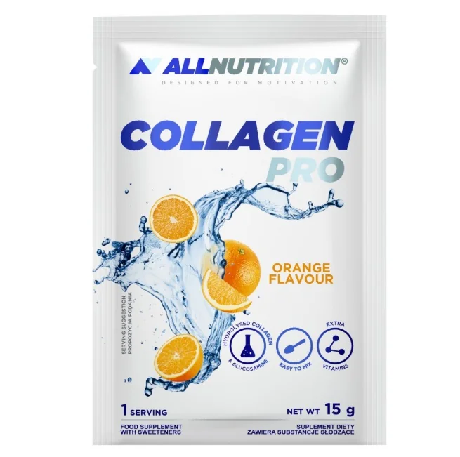 ALLNUTRITION Collagen Pro saszetka o smaku pomarańczy, 15 g