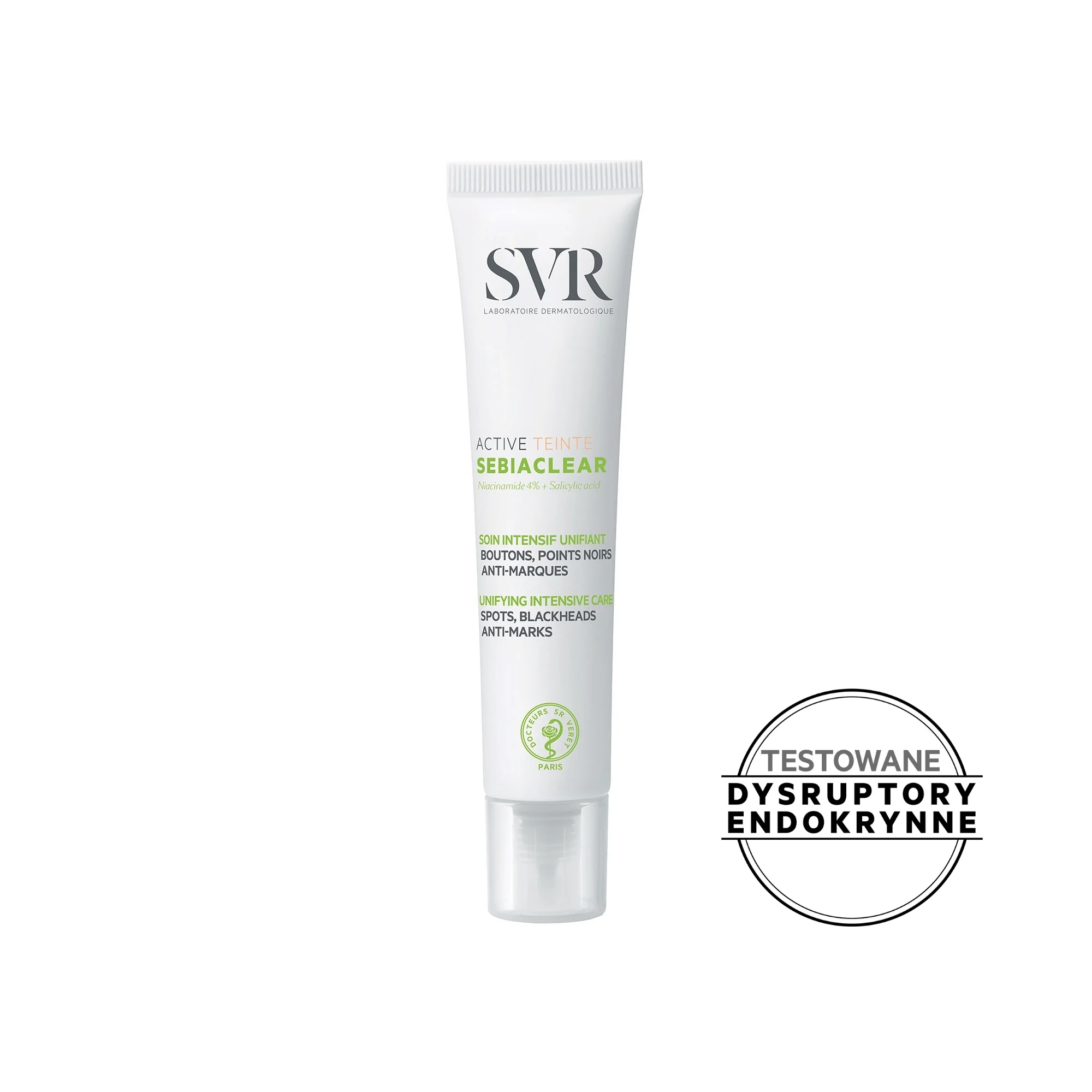 SVR Sebiaclear Active Teinte krem do skóry trądzikowej, 40 ml