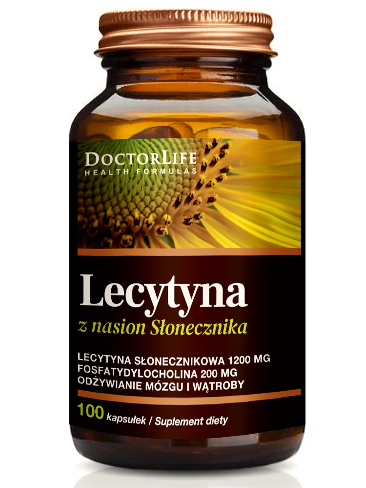 Doctor Life Lecytyna z nasion słonecznika 100 kapsułek