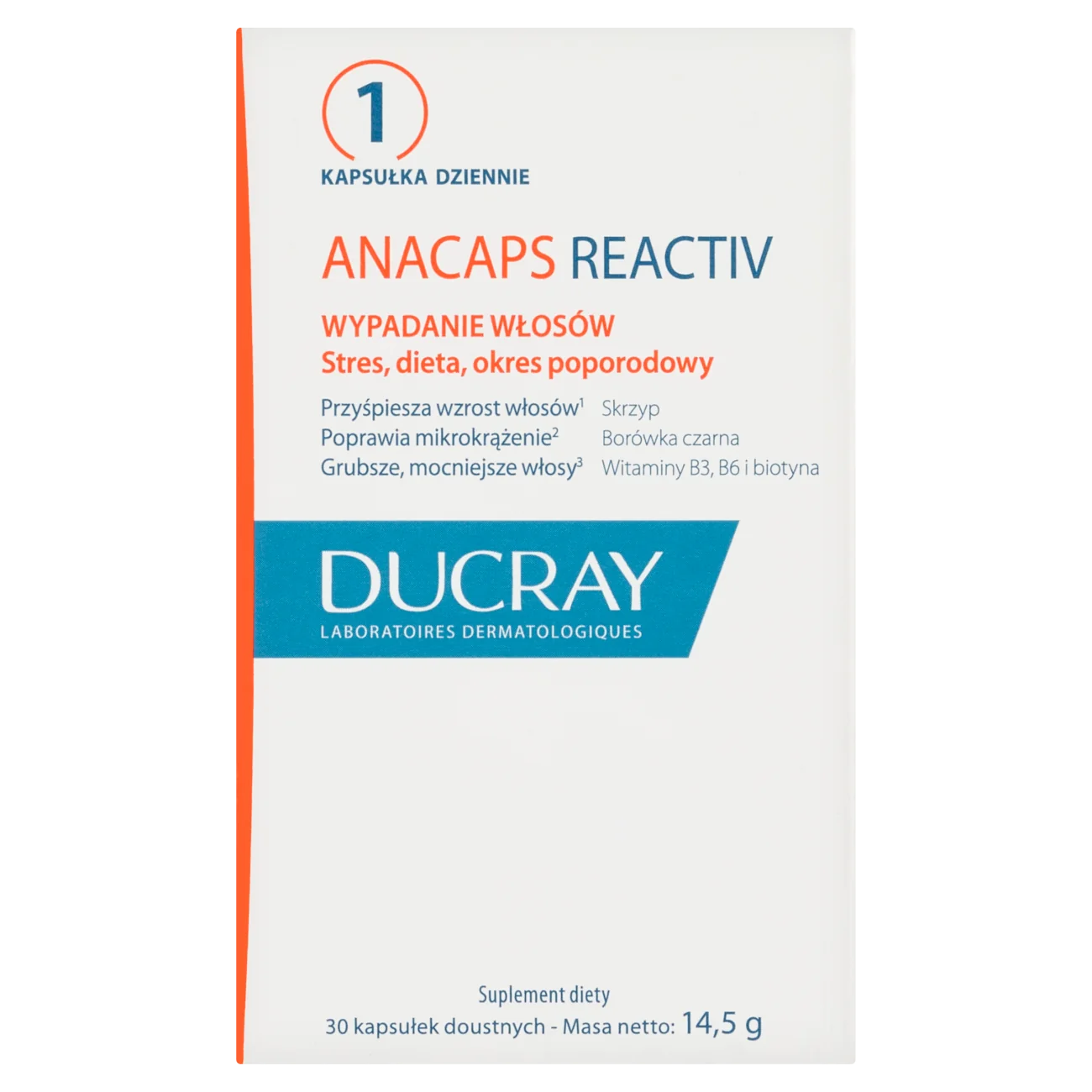 Ducray Anacaps Reactiv 30 kapsułek