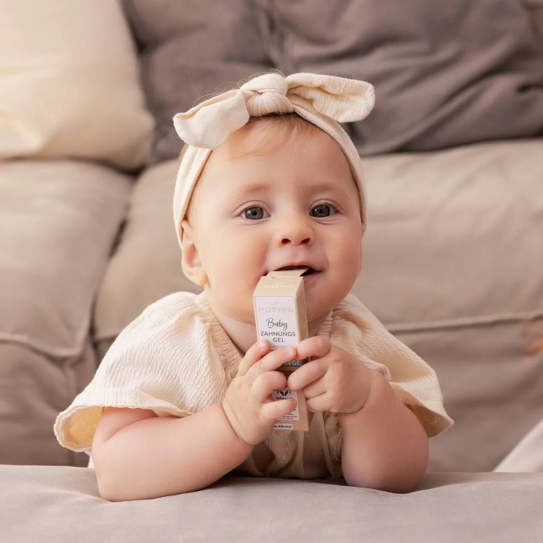MABYEN Baby Zahnungsgel naturalny żel na ząbkowanie dla niemowląt, 10 ml