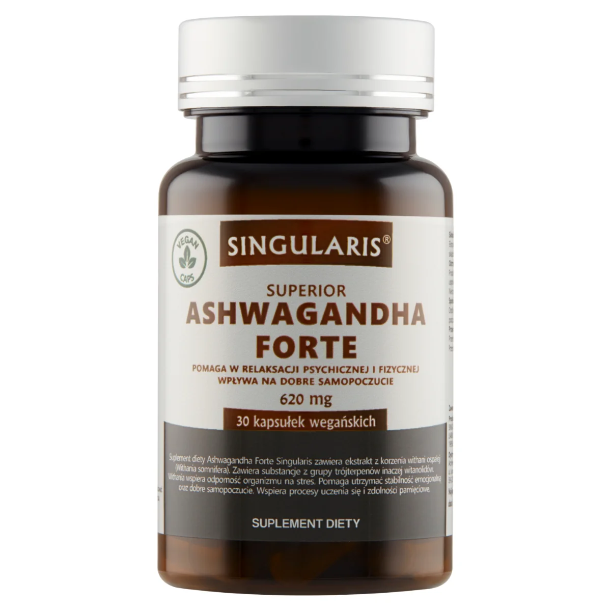 Singularis Superior Ashwagandha Forte 620 mg 30 kapsułek