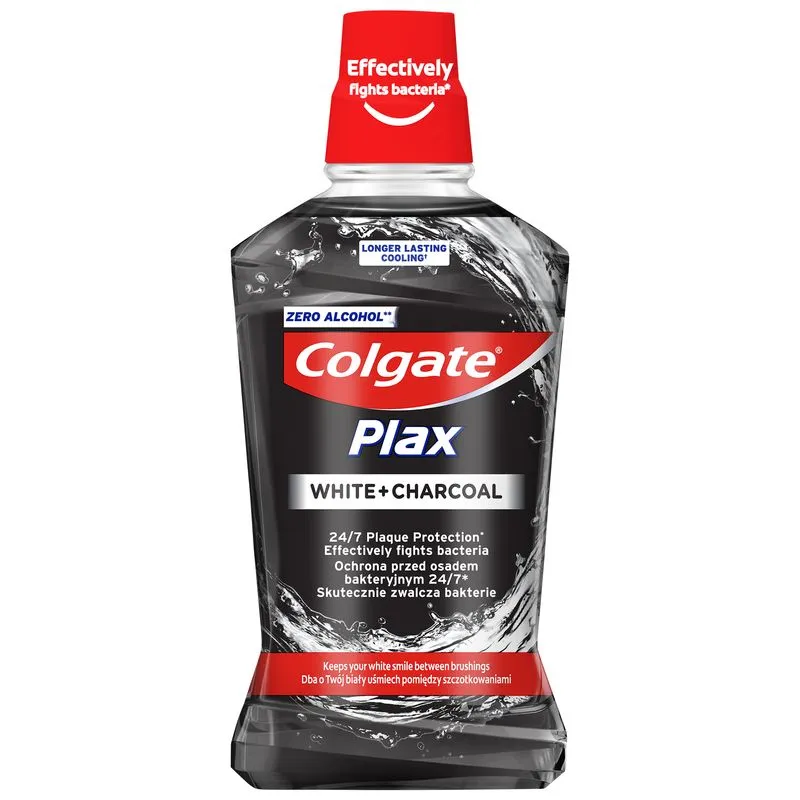 Colgate Plax Charcoal płyn do płukania jamy ustnej, 500 ml