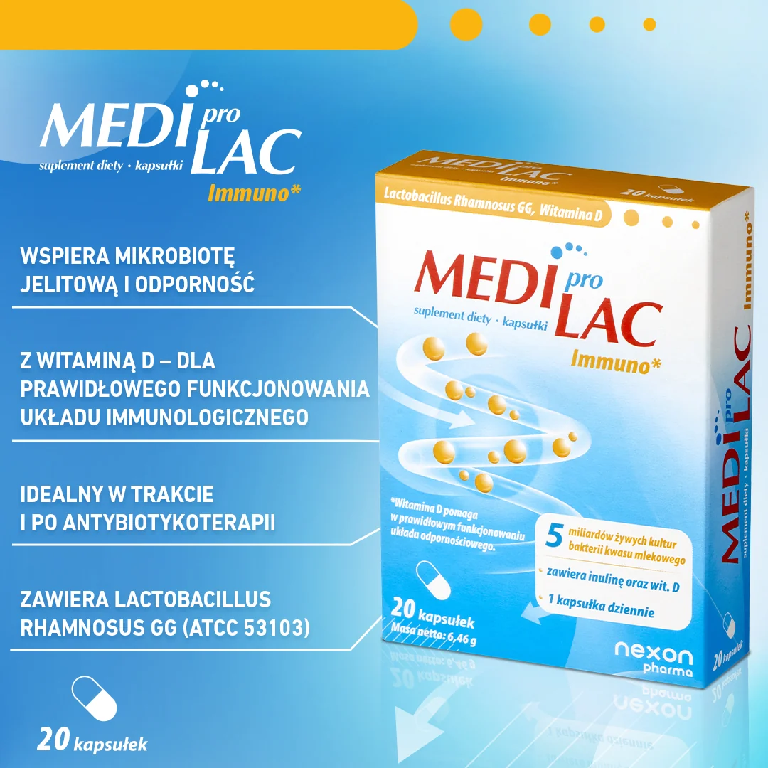 Mediprolac Immuno 20 kapsułek