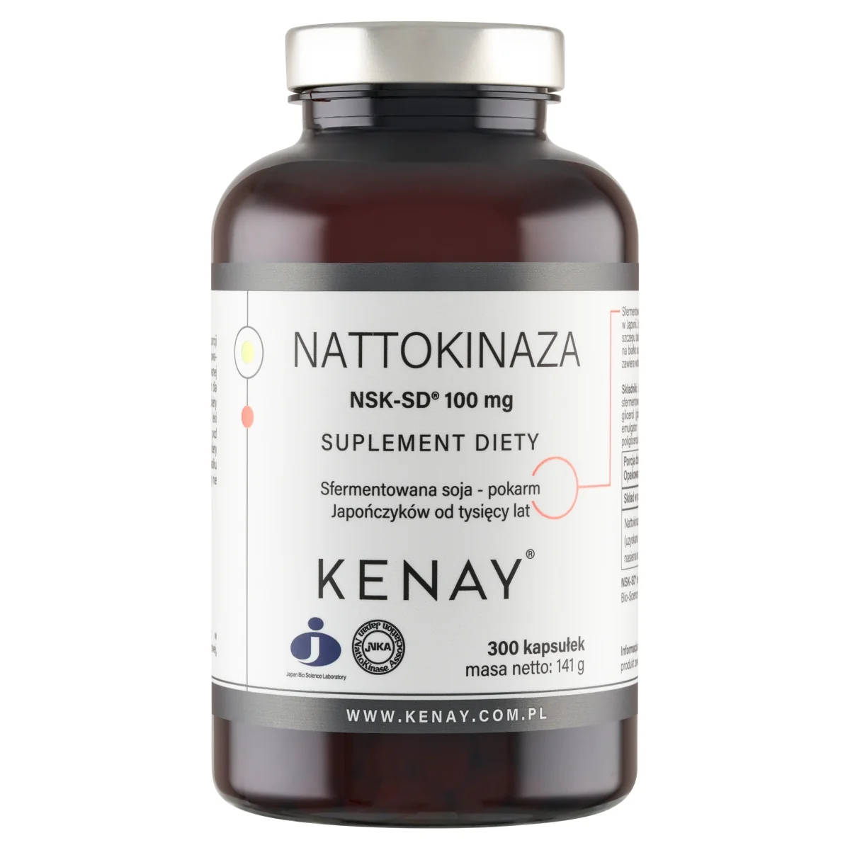 KenayAG Nattokinaza NSK-SD 100 mg 300 kapsułek