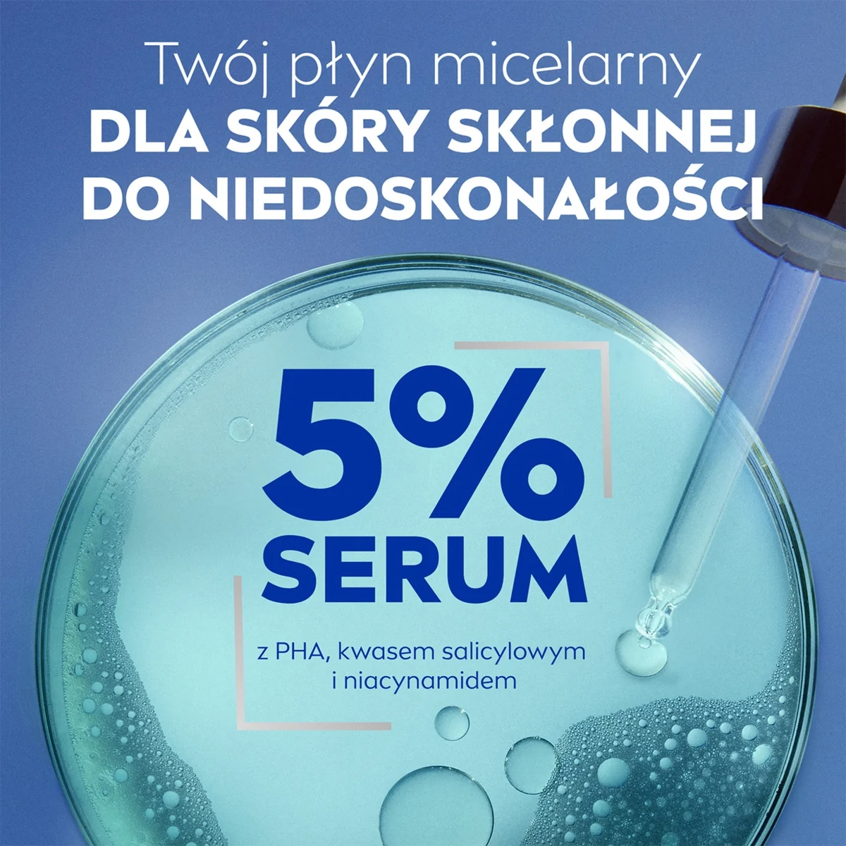 Nivea Derma Skin Clear wygładzający płyn micelarny, 400 ml